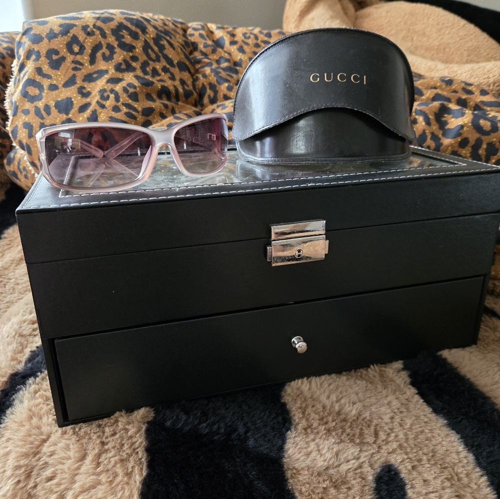 Gucci Black Sunglasses with Case